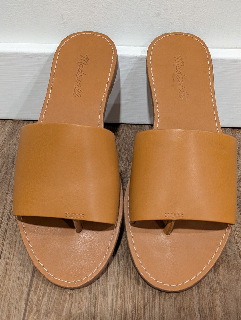 Madewell The Boardwalk Post Slide Sandal 7.5